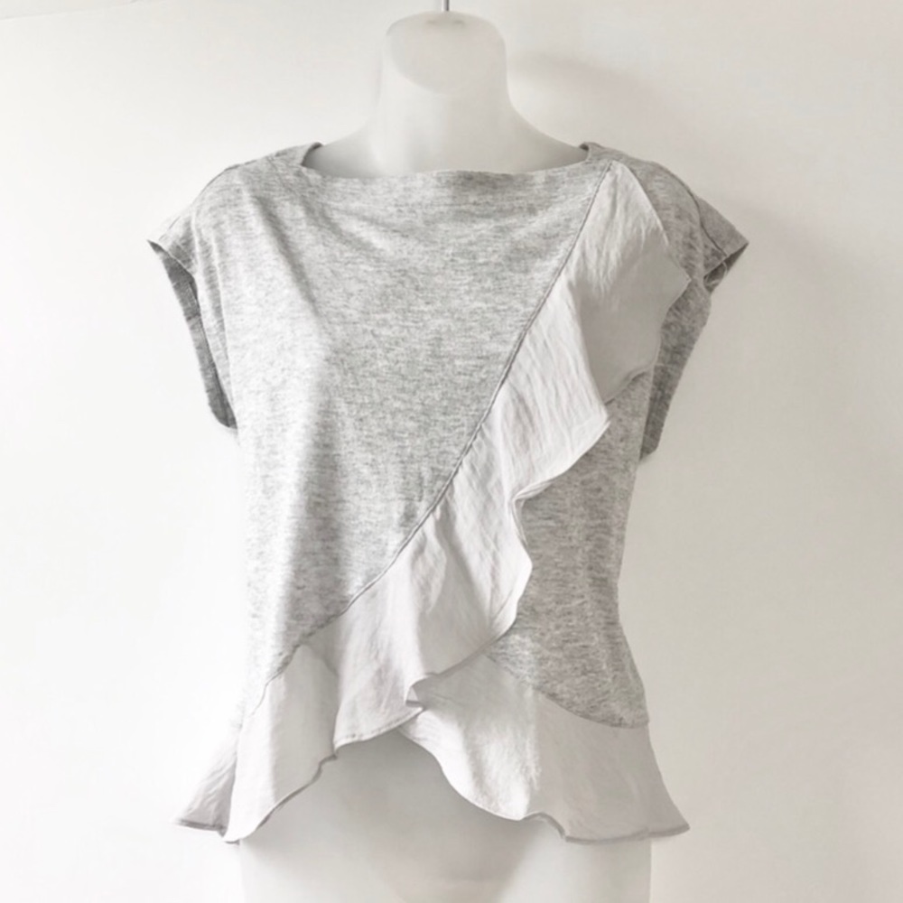 Banana Republic Ruffled Front Blouse